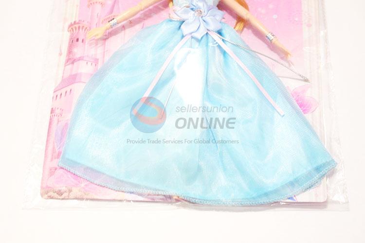 Cartoon 11 Cun Wedding Dress Dolls Educational Toy for Wholesale