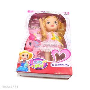 Factory promotional fashion sweet girl doll
