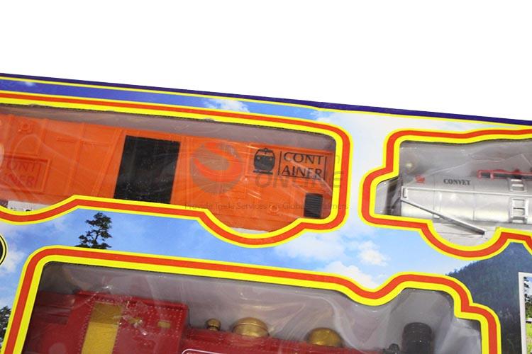 Factory promotional kids train track toys