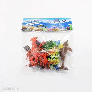 Good quality plastic sea animals 6pcs