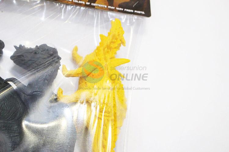 Factory supply plastic dinosaur model toy 4pcs