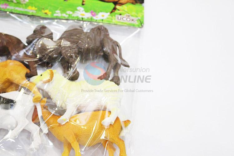 Factory sales plastic farm animals 6pcs