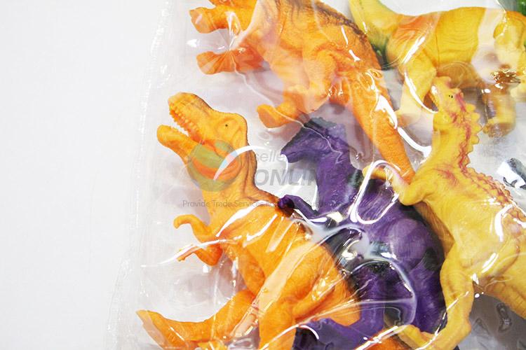 Resonable price plastic dinosaur model toy 8pcs