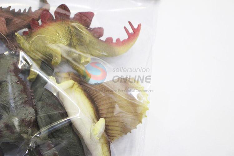 Factory sales plastic dinosaur model toy 6pcs