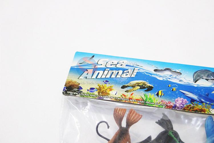 Factory directly sell plastic sea animals 4pcs