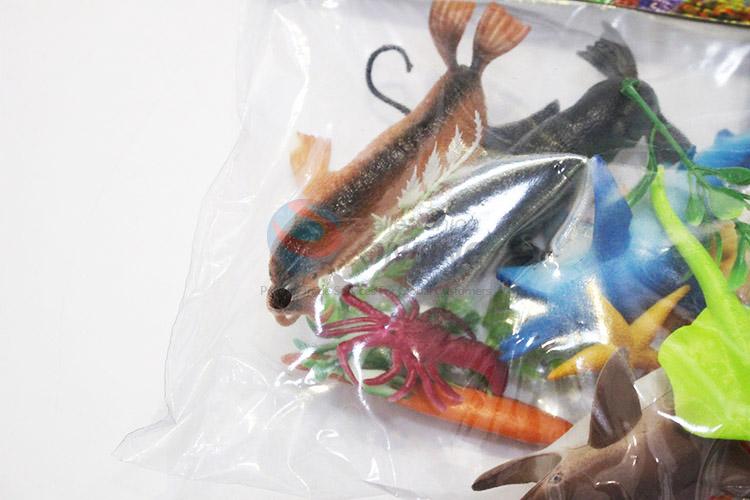 Factory directly sell plastic sea animals 4pcs