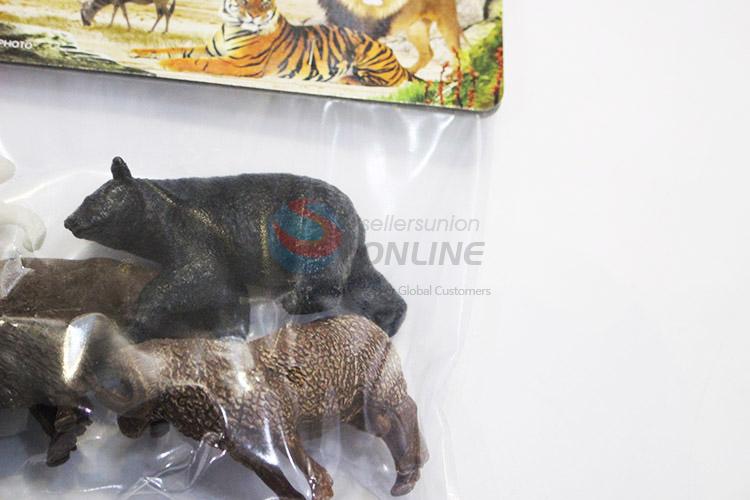 Factory directly sell plastic jungle animal toy 4pcs