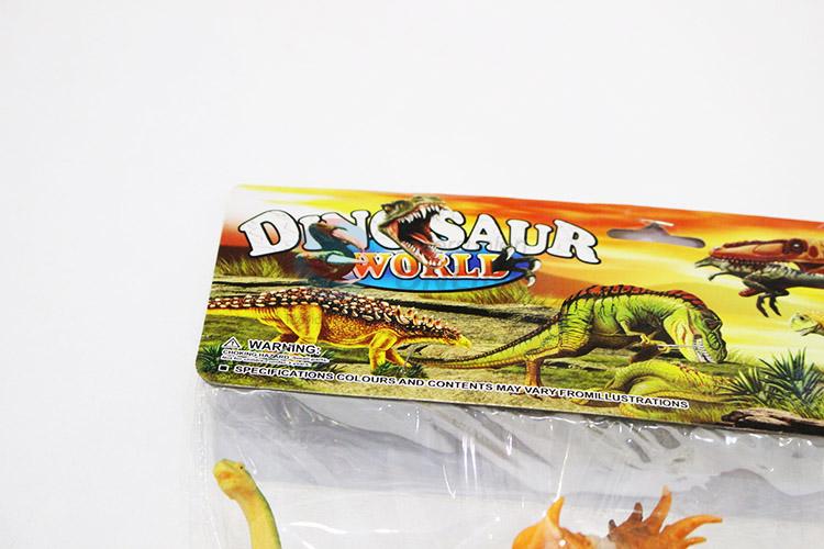 Most popular cheap plastic dinosaur model toy 6pcs