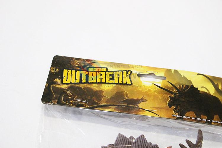 Best selling plastic dinosaur model toy 4pcs