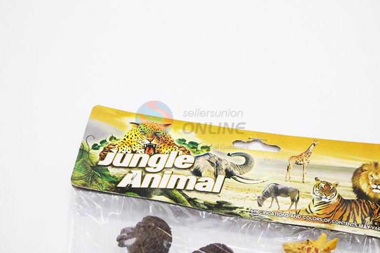 Factory sales plastic jungle animal toy 3pcs