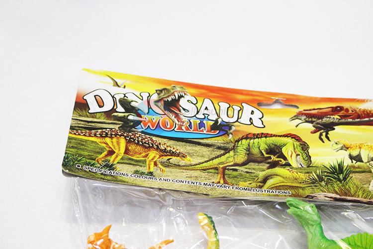 Resonable price plastic dinosaur model toy 8pcs