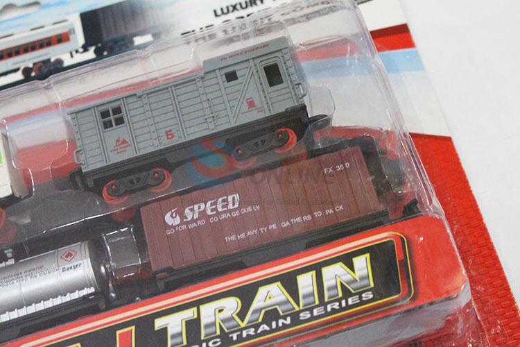 Factory customized kids electric train track toy