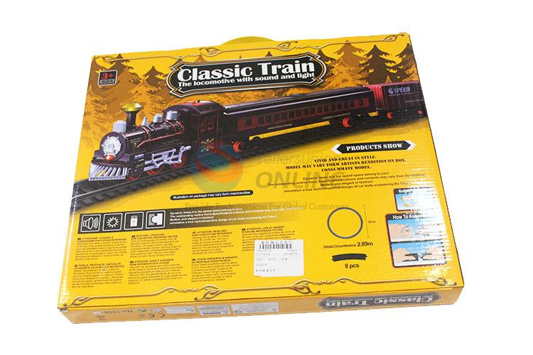 Top quality cheap kids electric train track toy