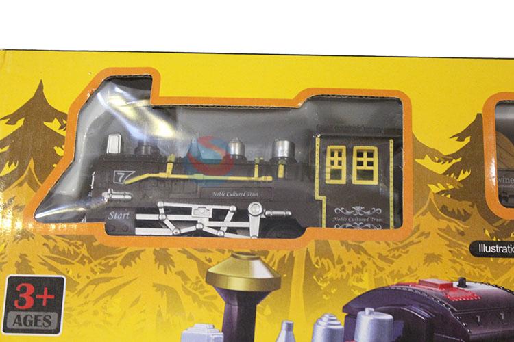 Factory supply kids electric train track toy