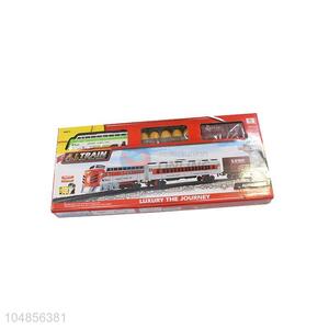 High grade custom kids electric train track toy