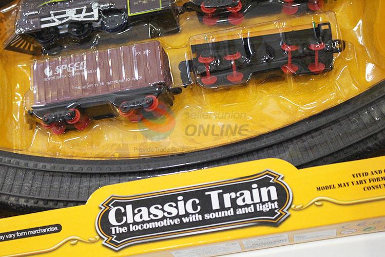Top quality cheap kids electric train track toy