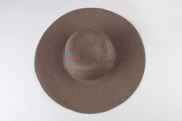 Competitive Price Summer Floppy Foldable Paper Straw Hat Womens