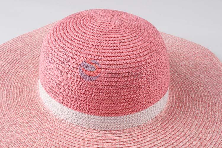 High Sales Summer Floppy Foldable Paper Straw Hat Womens