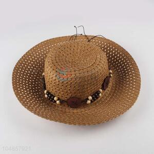 Factory Wholesale Summer Floppy Foldable Paper Straw Hat Womens