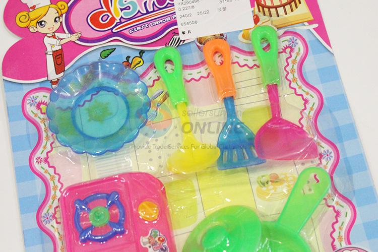 Competitive price plastic kitchenware set toy