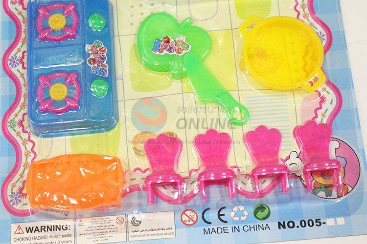 China OEM plastic kitchenware set toy