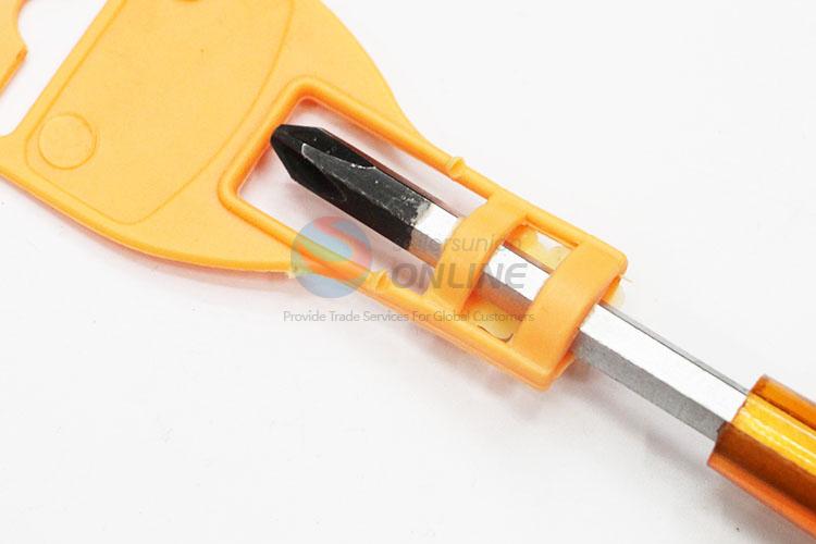 Multi-Function Plastic Handle Steel Cross Screwdriver Hand Tools