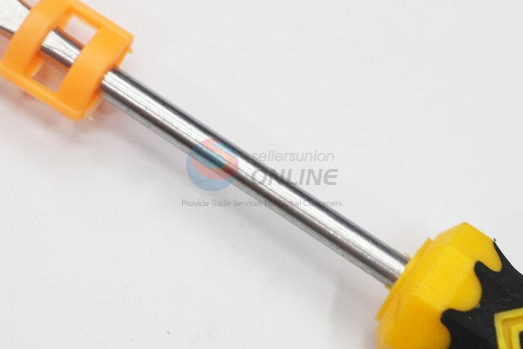 Top Selling Plastic Handle Slottted Screwdriver with Protective Cover