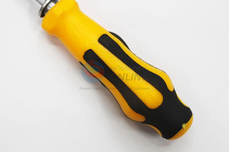 New Arrival Plastic Handle Retractable Dual-purpose Screwdrivers with Protective Cover