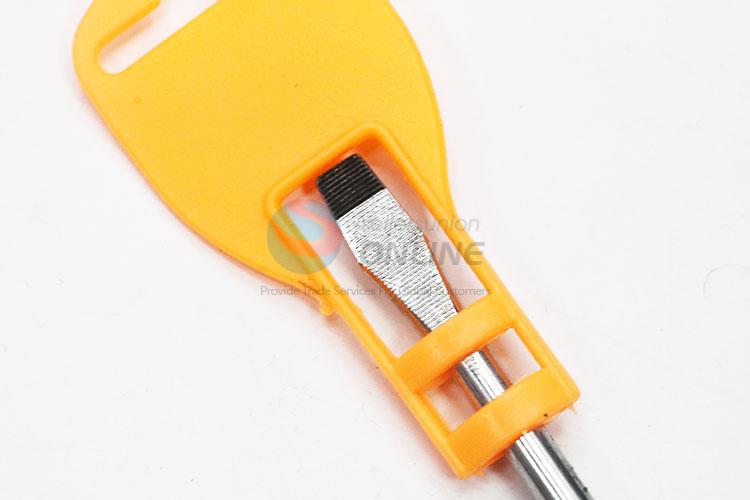 Repair Tool Plastic Handle Slottted Screwdriver with Protective Cover Precision Maintenance