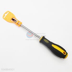 Simple Style Steel Slottted Screwdriver with Protective Cover