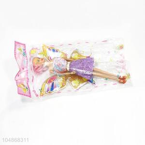 Low price plastic fairy butterfly doll