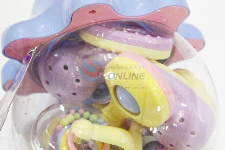 Octopus Design Baby Plastic Rattle Toys