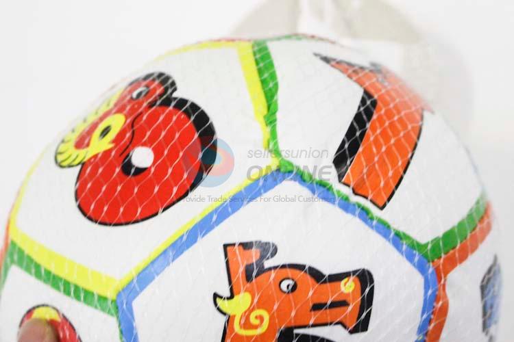 Simple Style 6 Cun Cartoon Number Pattern PU Children Football