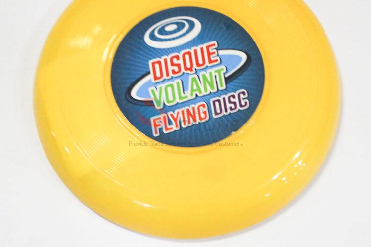 China Factory Yellow Color Plastic Flying Disc for Kids