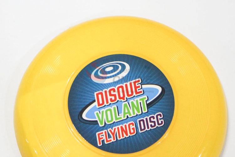 China Factory Yellow Color Plastic Flying Disc for Kids