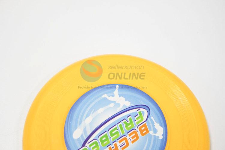New and Hot Cute Yellow Color Plastic Flying Disc for Children