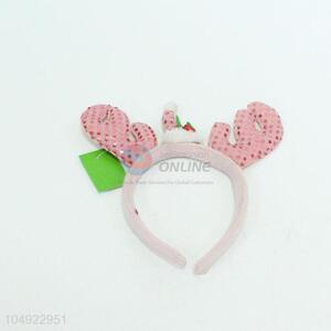 Cute Pink Christmas Hair Clasp