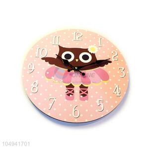 Good quality round printed wall clock for home decor