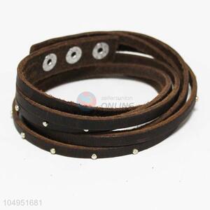 Wholesale High Quality PU Bracelet for Men