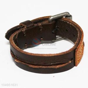 Fashion New Brown PU Bracelet Bangle