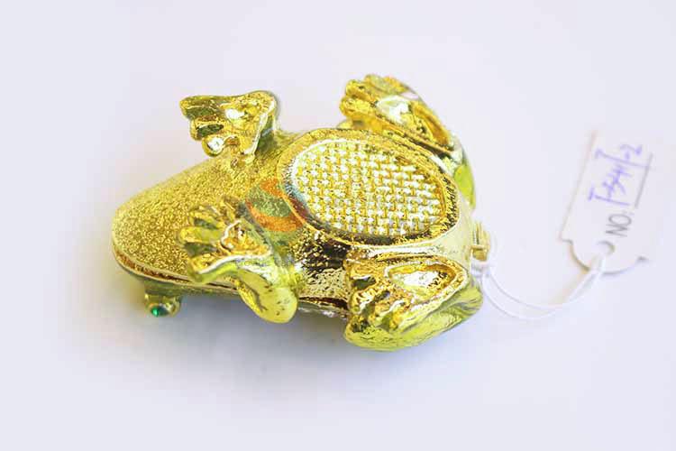 Low Price Frog Shape Trinket Box Animal Boxes For Jewelry