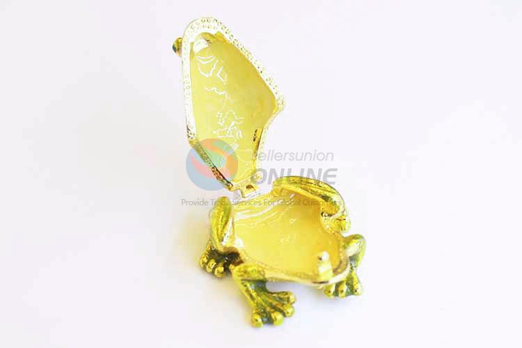 Low Price Frog Shape Trinket Box Animal Boxes For Jewelry