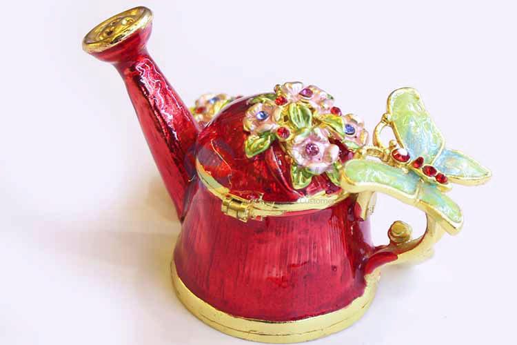 Fashion Design Watering Can Trinket Box For Jewelry