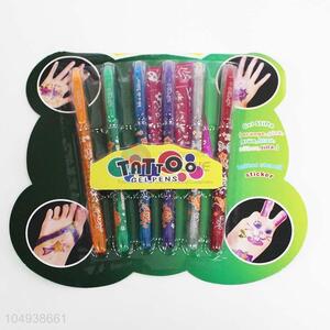 Tattoo plastic stencil gel pen set