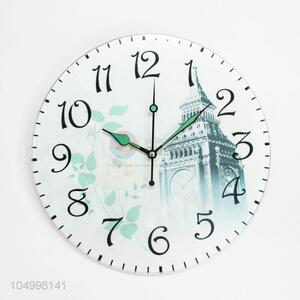 Factory Sales Reusable Round Shaped Wall Clock Large Mute Quartz Wall Clocks