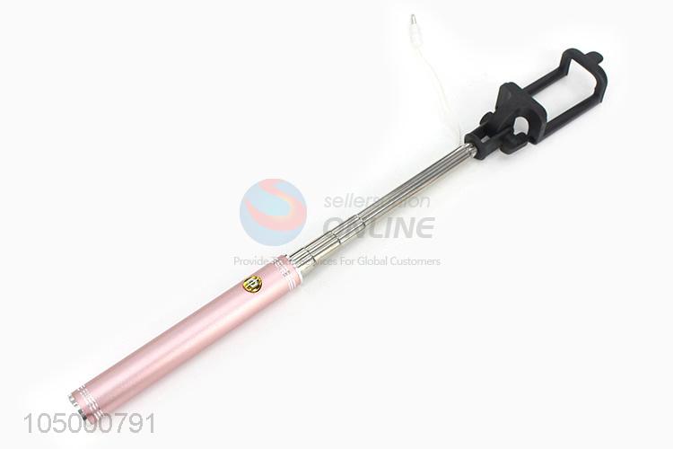 Factory OEM mini monopod wired selfie stick for Android/IOS