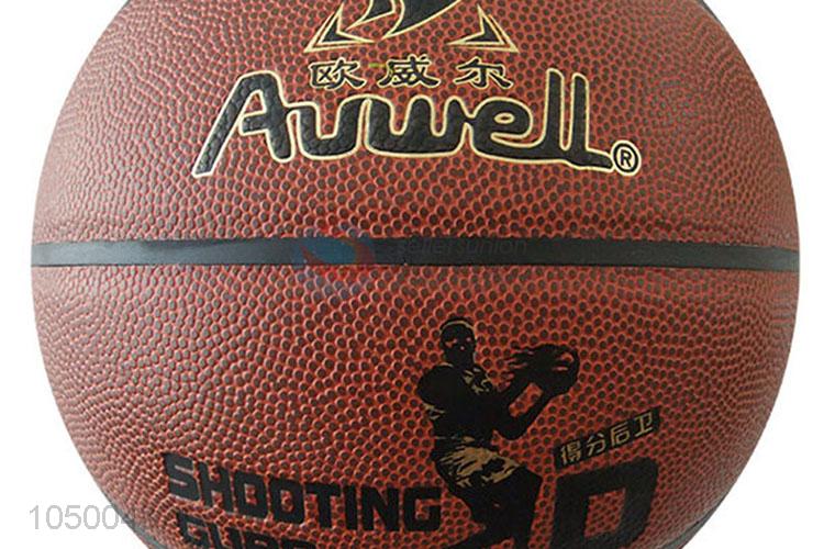 Promotional standard size 7 pu basketball
