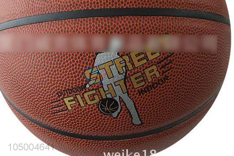 Wholesale new style standard size 7 pu basketball