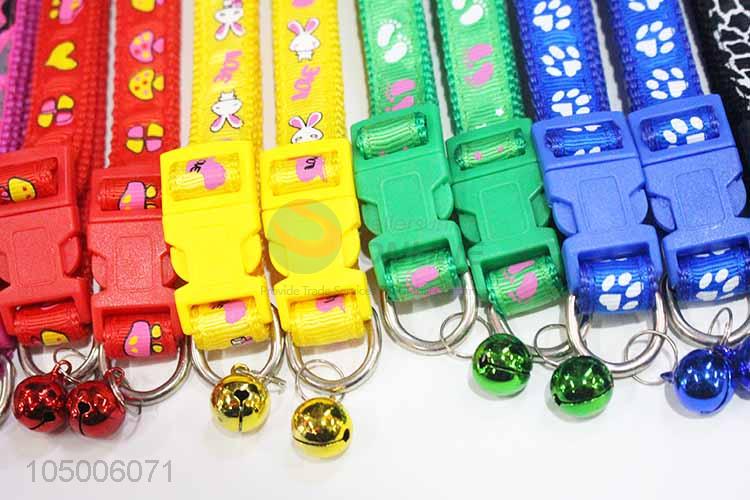 High Quality Colorful Pet Supplies Bell Collar For Dog