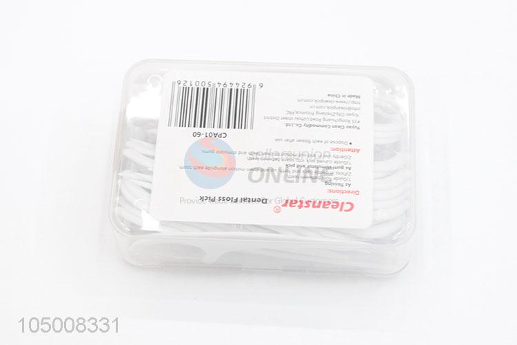 Wholesale Cheap Price Plastic Toothpicks Floss Pick Oral Hygiene Tooth Dental Floss